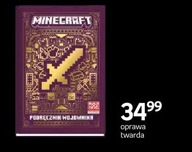 Książka Minecraft podręcznik wojownika oprawa twarda promocja w Dzień Dziecka