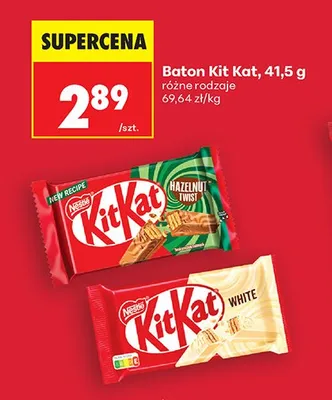 Baton Kit Kat różne rodzaje promocja w Biedronka