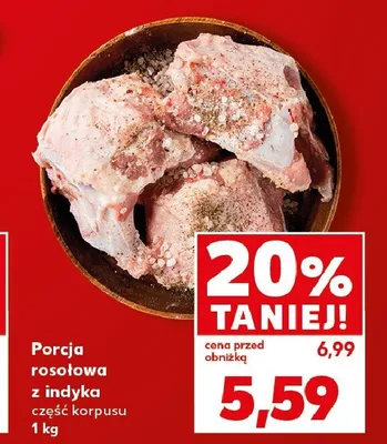 Porcja rosołowa z indyka promocja w Kaufland