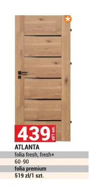 Drzwi Atlanta folia premium promocja w Merkury Market