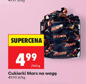 Cukierki Mars na wagę promocja w Biedronka
