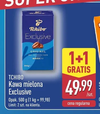 Kawa mielona Exclusive Tchibo promocja w Aldi