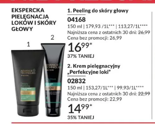 Peeling do skóry głowy Avon Advance Techniques promocja w AVON