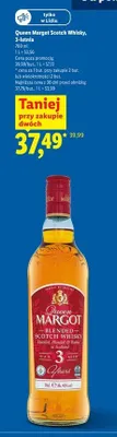 Whisky Queen Margot Scotch Whisky 3-letnia promocja w Lidl