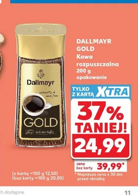 Kawa rozpuszczalna Dallmayr Gold promocja w Kaufland