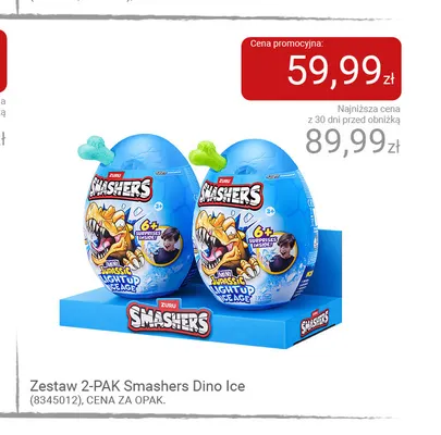 Zestaw 2-pak Smashers Dino Ice promocja w Smyk