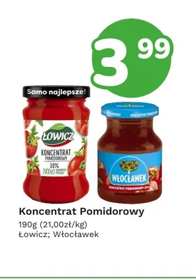 Koncentrat pomidorowy Włocławek promocja w Limonka