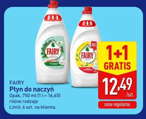 Płyn do naczyń Fairy promocja w Aldi