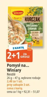 Pomysł na... kurczak śmietanowo-boletowy promocja w Leclerc