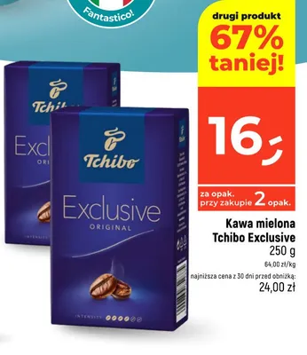 Kawa mielona Tchibo Exclusive Original promocja w Dealz