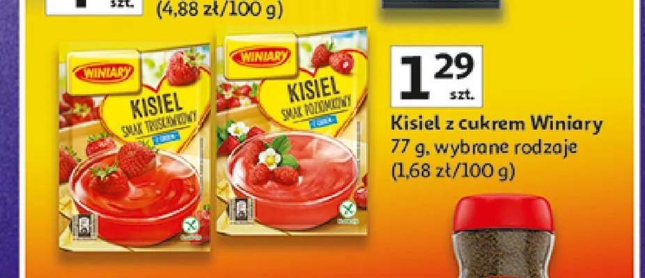Kisiel z cukrem Winiary promocja w Auchan