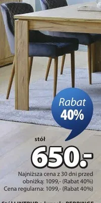 Krzesło PEBBINGE promocja w Jysk