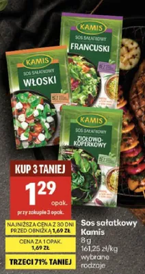 Sos sałatkowy Kamis Włoski promocja w Delikatesy Centrum