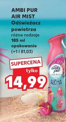 Odświeżacz powietrza Ambi Pur Air Mist promocja w Kaufland