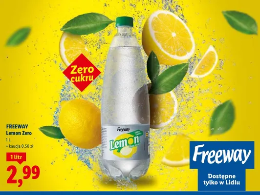 Napój Lemon Zero promocja w Lidl