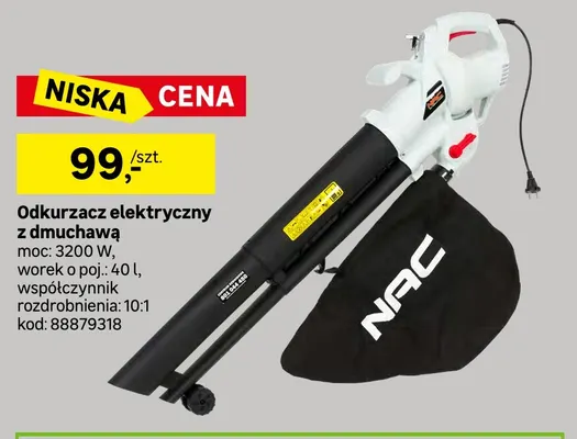 Odkurzacz elektryczny z dmuchawą Nac promocja w Leroy Merlin