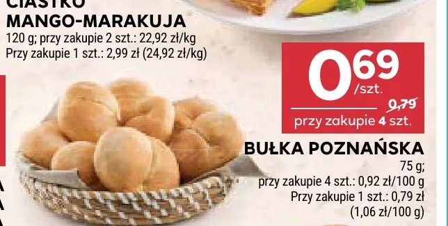 Bułka poznańska promocja w Stokrotka