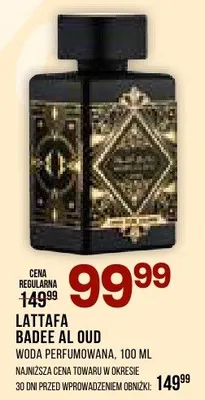 Woda perfumowana Bade Al Oud promocja w Drogerie Natura