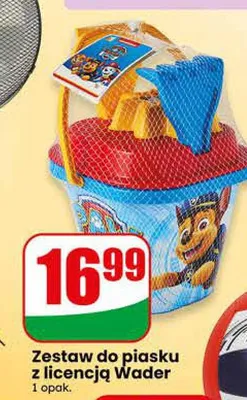 Zestaw do piasku z licencją Wader promocja w Dino