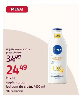 Ujędrniający balsam do ciała promocja w Rossmann