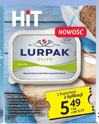 Miks tłuszczowy Lurpak Olive promocja w Selgros