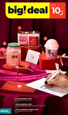 Świeca zapachowa w szkle z silikonową pokrywką promocja w Dealz