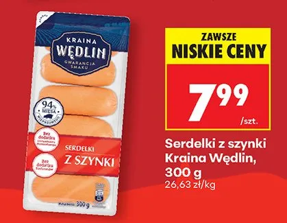 Serdelki z szynki promocja w Biedronka
