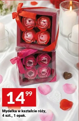 Mydełka w kształcie róży, 4 szt. promocja w Twój Market