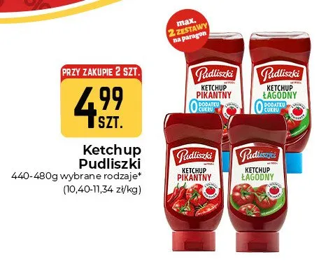 Ketchup Pudliszki Pikantny promocja w Społem Częstochowa