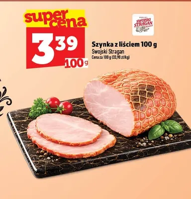 Szynka z liściem Swojski Stragan promocja w TOPAZ
