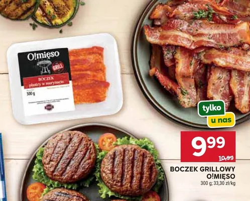 Boczek grillowy O!Mięso promocja w Stokrotka