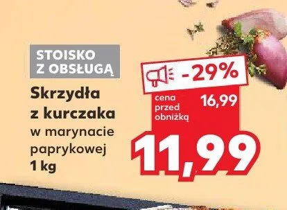 Skrzydła z kurczaka w marynacie paprykowej promocja w Kaufland