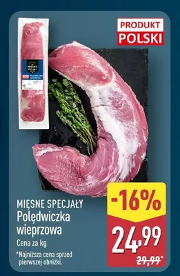Polędwiczka wieprzowa Mięsne Specjały promocja w Aldi