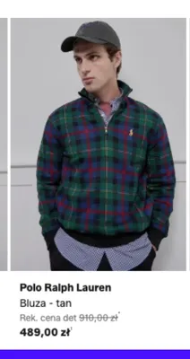 Bluza tan Polo Ralph Lauren promocja w Lounge by Zalando