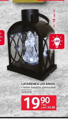 Latarenka LED Anioł promocja w Selgros
