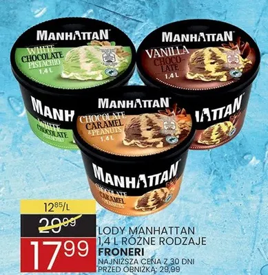 Lody różne rodzaje promocja w Wafelek