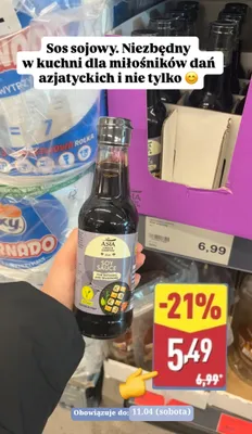 Sos sojowy promocja w Aldi
