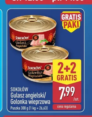 Golonka wieprzowa Sokołów promocja w Aldi
