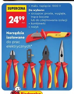 Szczypce tnące boczne izolowane NITEO promocja w Biedronka