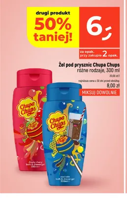 Żel pod prysznic Chupa Chups Cheeky Cherry promocja w Dealz