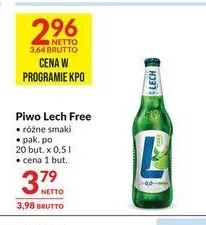 Piwo bezalkoholowe Lech promocja w Makro