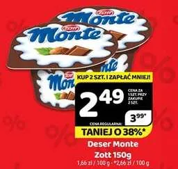 Deser Monte Zott promocja w Delfin