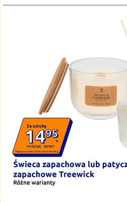 Świeca zapachowa Treewick promocja w Action