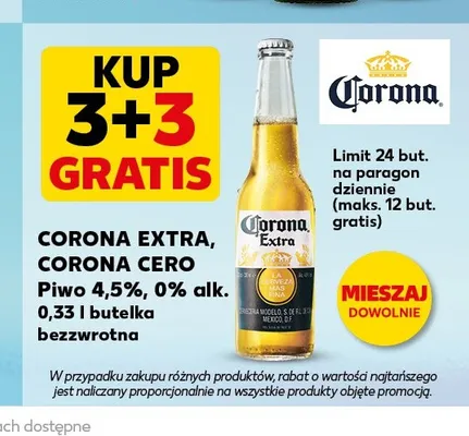Piwo Corona Extra promocja w Kaufland
