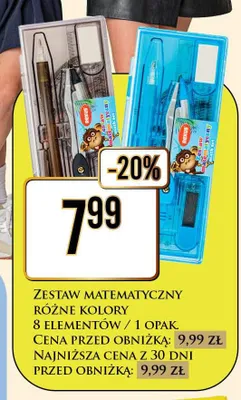 Zestaw matematyczny Rexus promocja w Dino