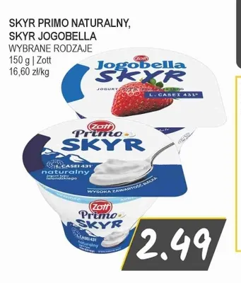 Skyr Primo naturalny Zott promocja w Słoneczko