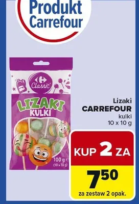 Lizaki kulki CARREFOUR promocja w Carrefour Express