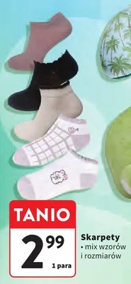 Skarpety mix wzorów i rozmiarów promocja w Intermarche
