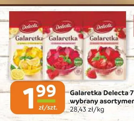 Galaretka Delecta promocja w Społem Częstochowa