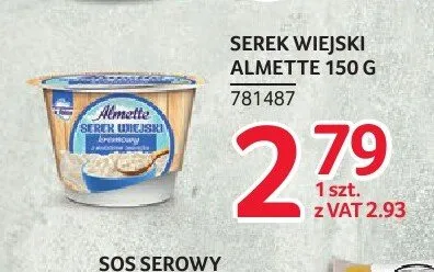 Serek wiejski Almette promocja w Selgros